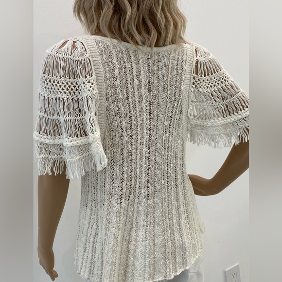 NWOT Free People Ivory Top - Picture 8 of 11